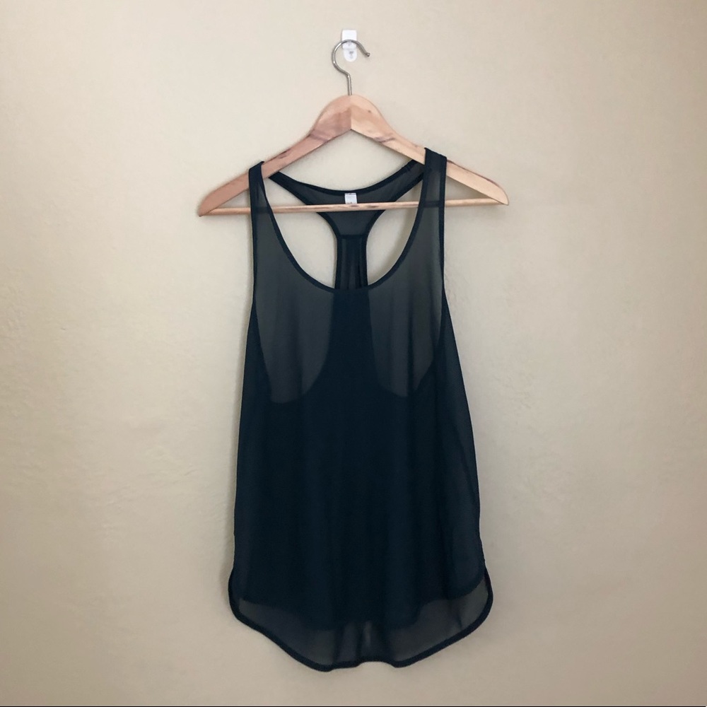 Lululemon athletica Mesh Tback Workout Tank Top